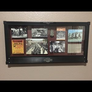 Harley Davidson shadow box